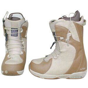 $389 Burton Sable Snowboard Boots!  7.5  Euro 39  Brown & Tan  EXCELLENT